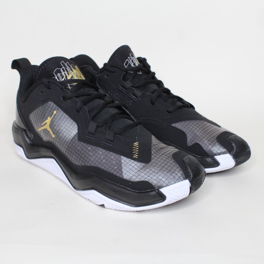 Nike Air Jordan One Take 4 Black Metallic Gold Sneakers DO7193-007 Men's Size 10